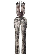 Animal Print Sleeveless Top and Pants Set - Trendsi - Flyclothing LLC