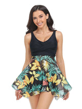 Printed Wide Strap Two-Piece Swim Set - Trendsi - Flyclothing LLC