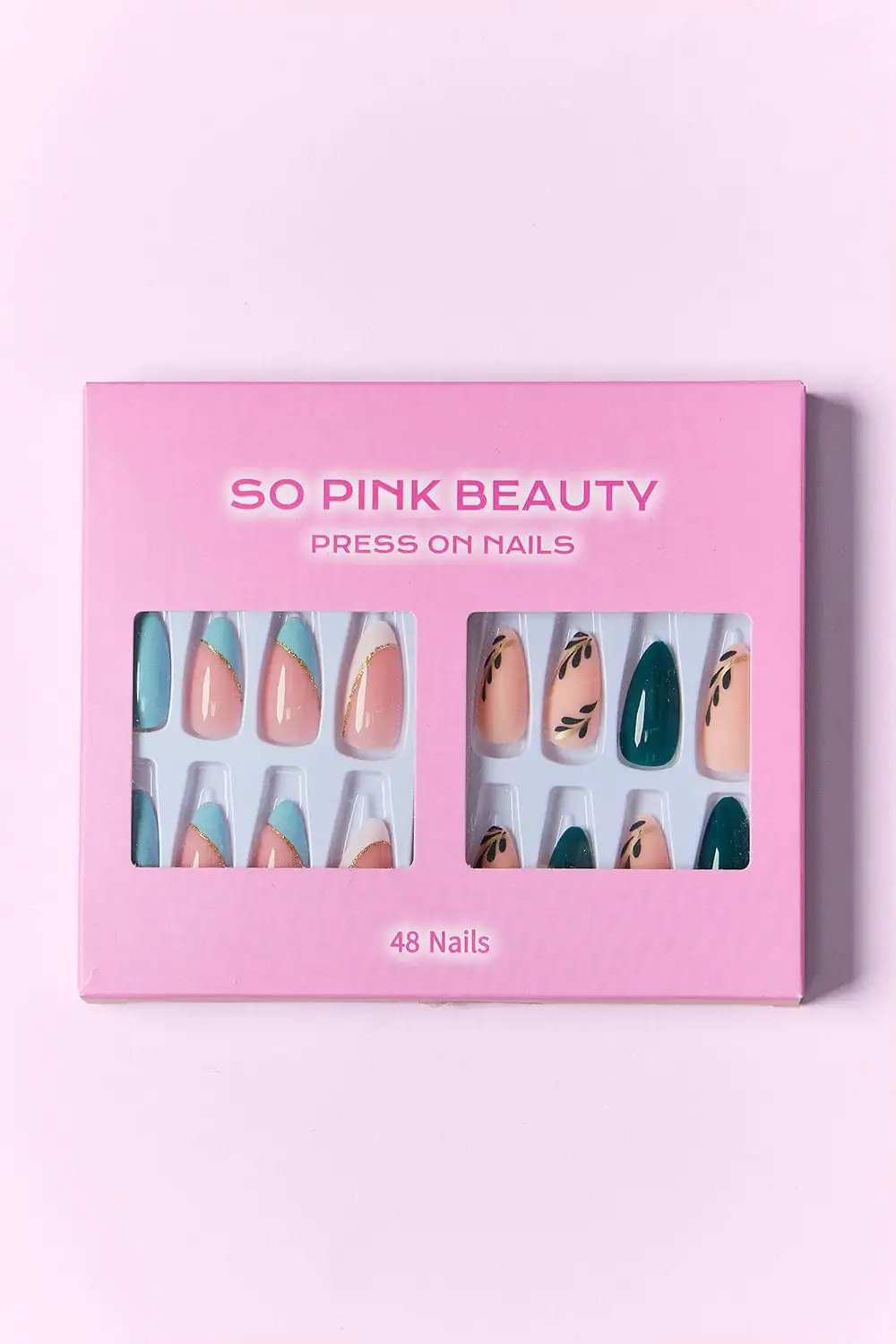 SO PINK BEAUTY Press On Nails 2 Packs - Trendsi - Flyclothing LLC