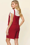 Double Take Full Size Texture Sleeveless Romper - Trendsi - Flyclothing LLC