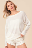 BiBi Waffled Backless Drawstring T-Shirt - Trendsi - Flyclothing LLC