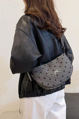 Polyester Printed Adjustable Strap Crossbody Bag - Trendsi