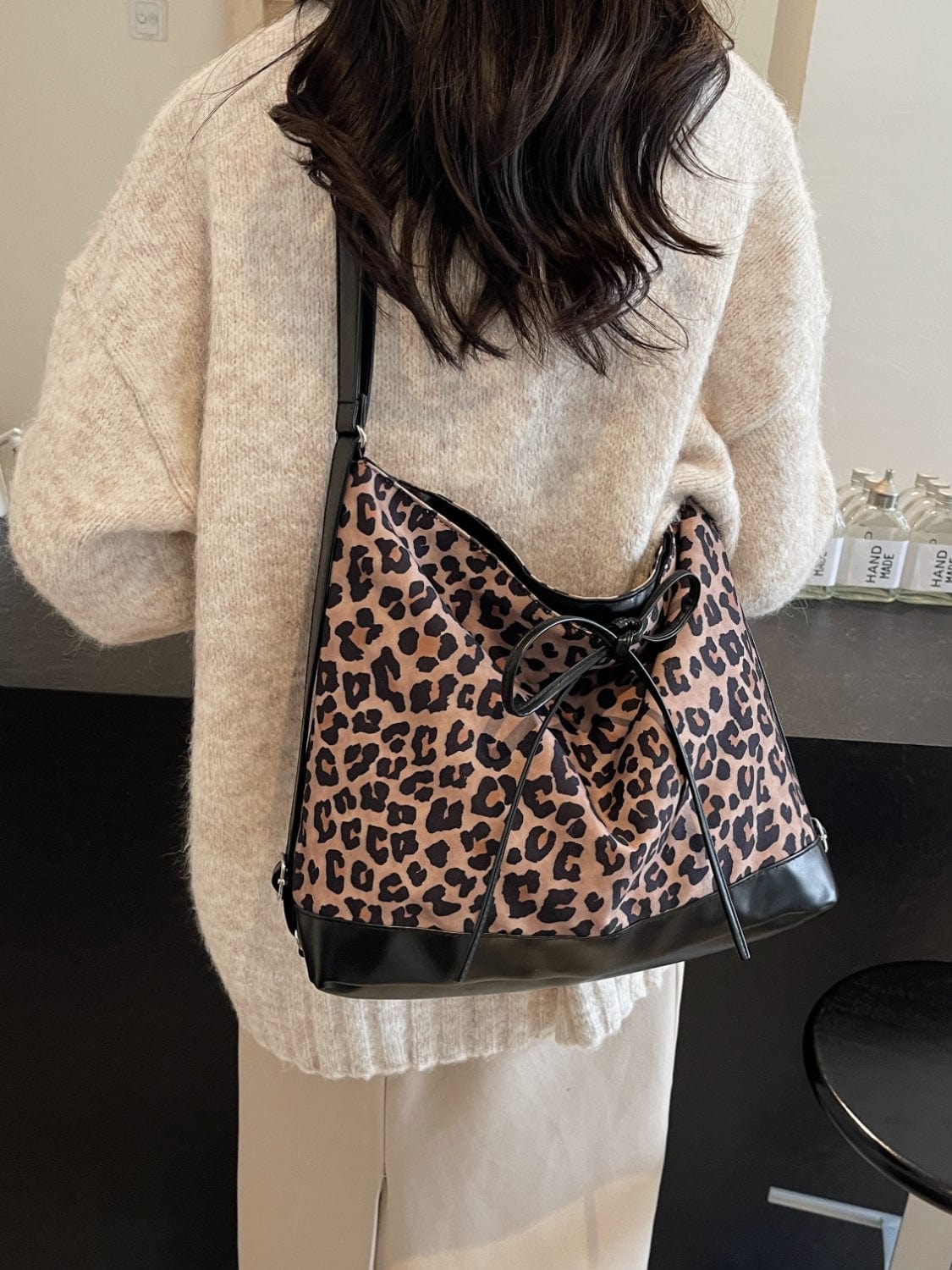 Leopard Dual Purpose Crossbody Bag - Trendsi