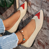 Mesh Point Toe Flat Slip-Ons - Trendsi