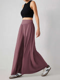 High Waist Wide Leg Pants - Trendsi - Flyclothing LLC