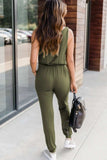 Drawstring Round Neck Sleeveless Jumpsuit - Trendsi - Flyclothing LLC
