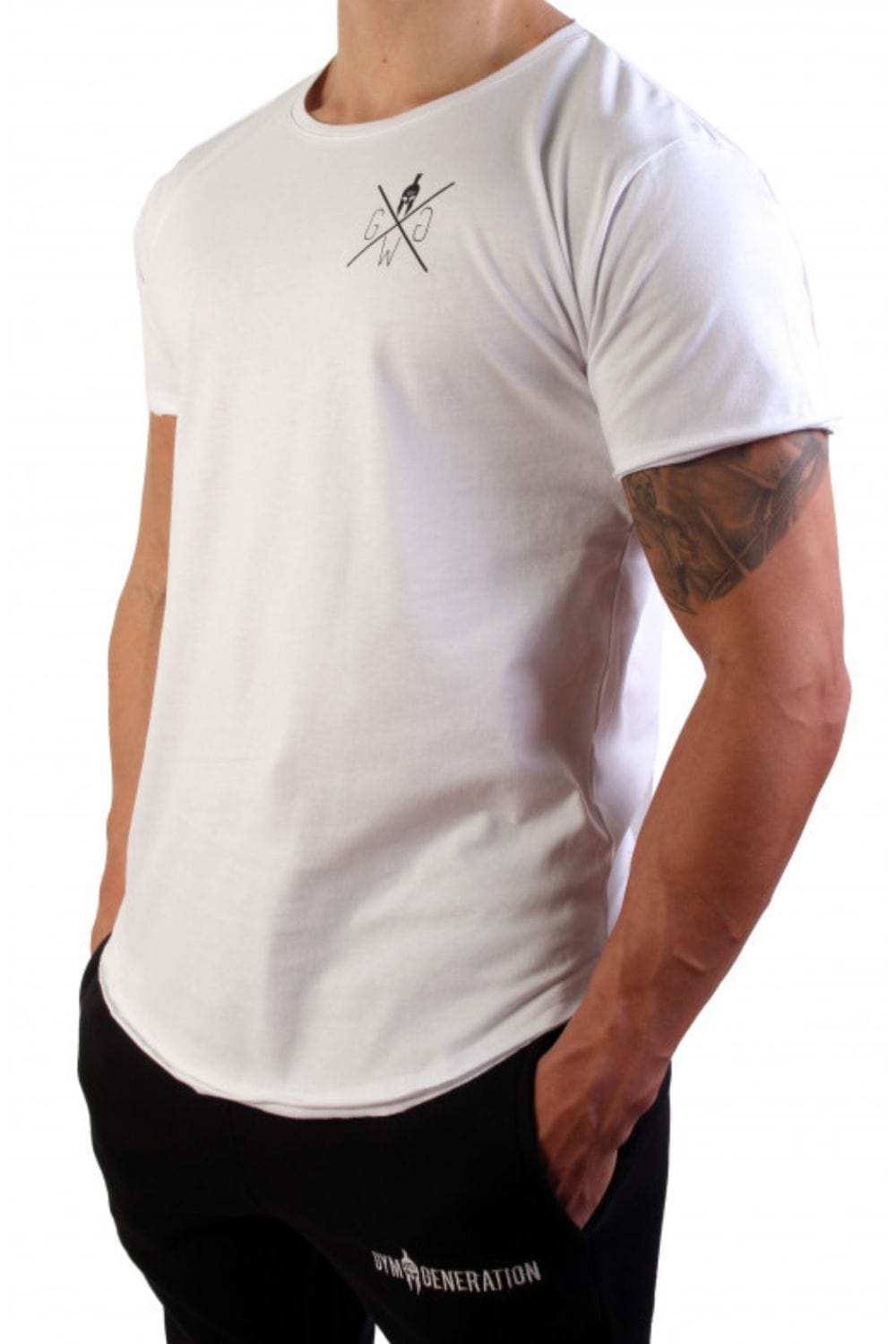 Men's Plus Size Graphic Round Neck Short Sleeve T-Shirt - Trendsi - Flyclothing LLC