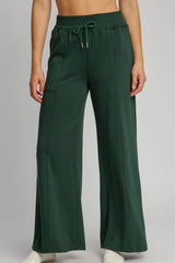 Umgee Full Size Drawstring Wide Leg Pants with Pockets - Trendsi - Flyclothing LLC
