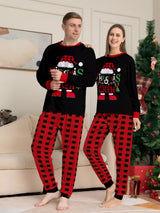 Full Size Matching Family Christmas Pajamas Set with Festive Graphic Plus Size - Trendsi - Flyclothing LLC