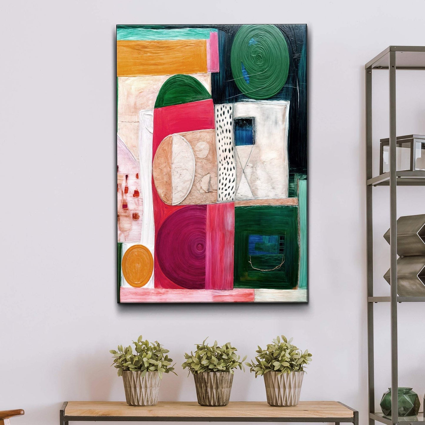 Modern Geometric Patterns Wall Art - Tailored Canvases - Flyclothing LLC