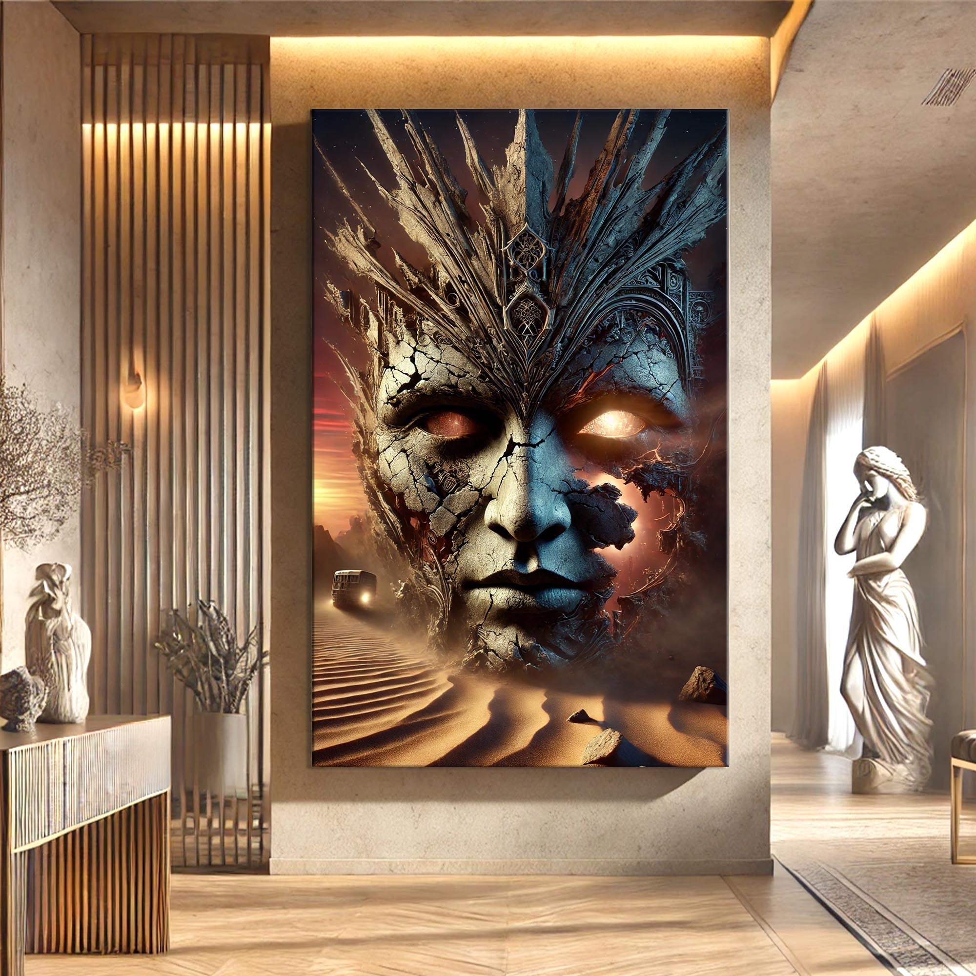 Cool Eclipse Wall Art - Tailored Canvases - Flyclothing LLC