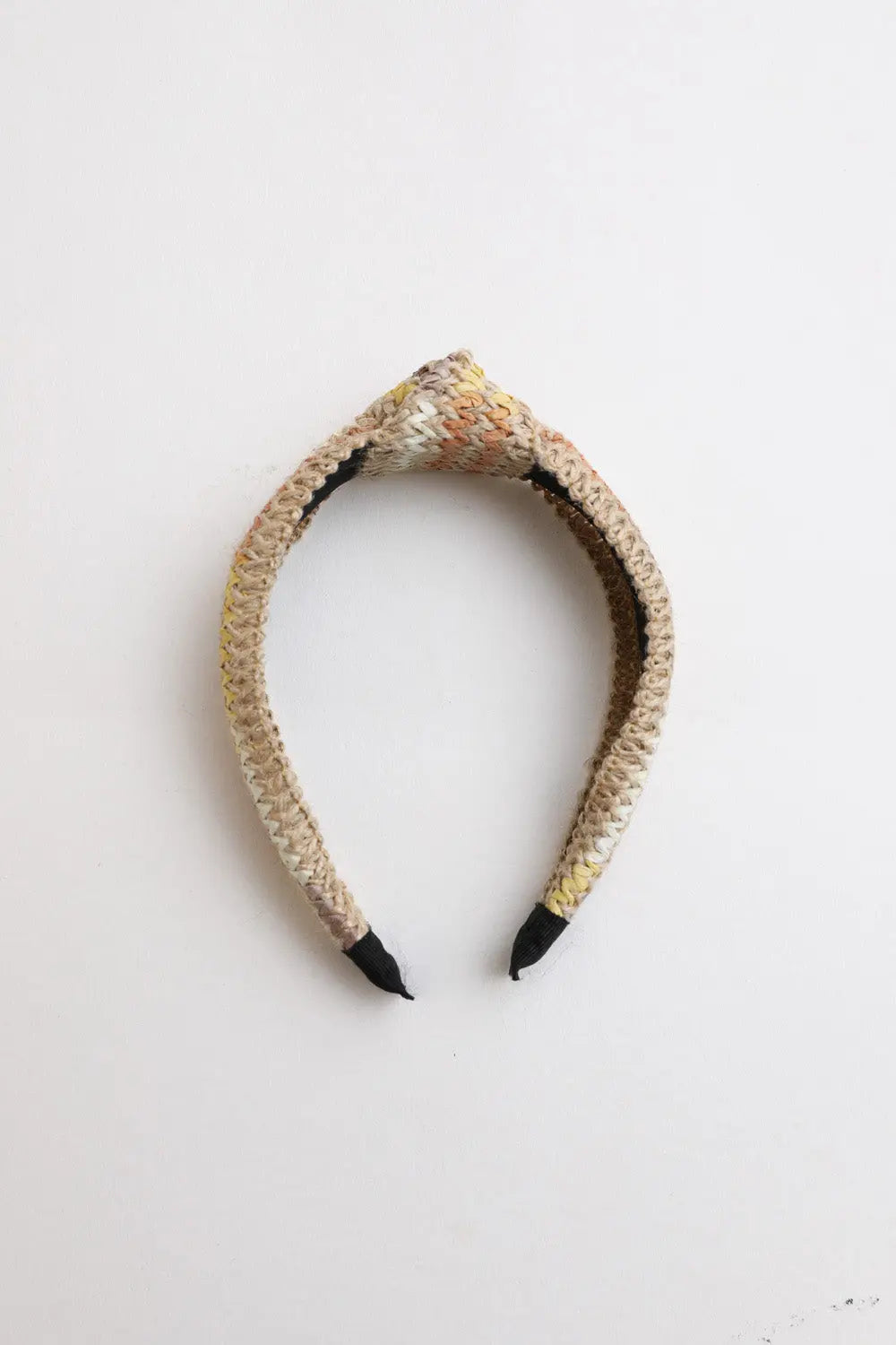 Twine Woven Knotted Headband – Rustic Elegance