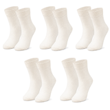 tittimitti® Kids’ 98% Organic Cotton Crew Socks 5-Pack – Ages 1–12, School Socks - tittimitti - Flyclothing LLC