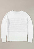US Flag Side Slit Drop Shoulder Sweater - Trendsi - Flyclothing LLC