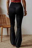 High Waist Bootcut Pants - Trendsi