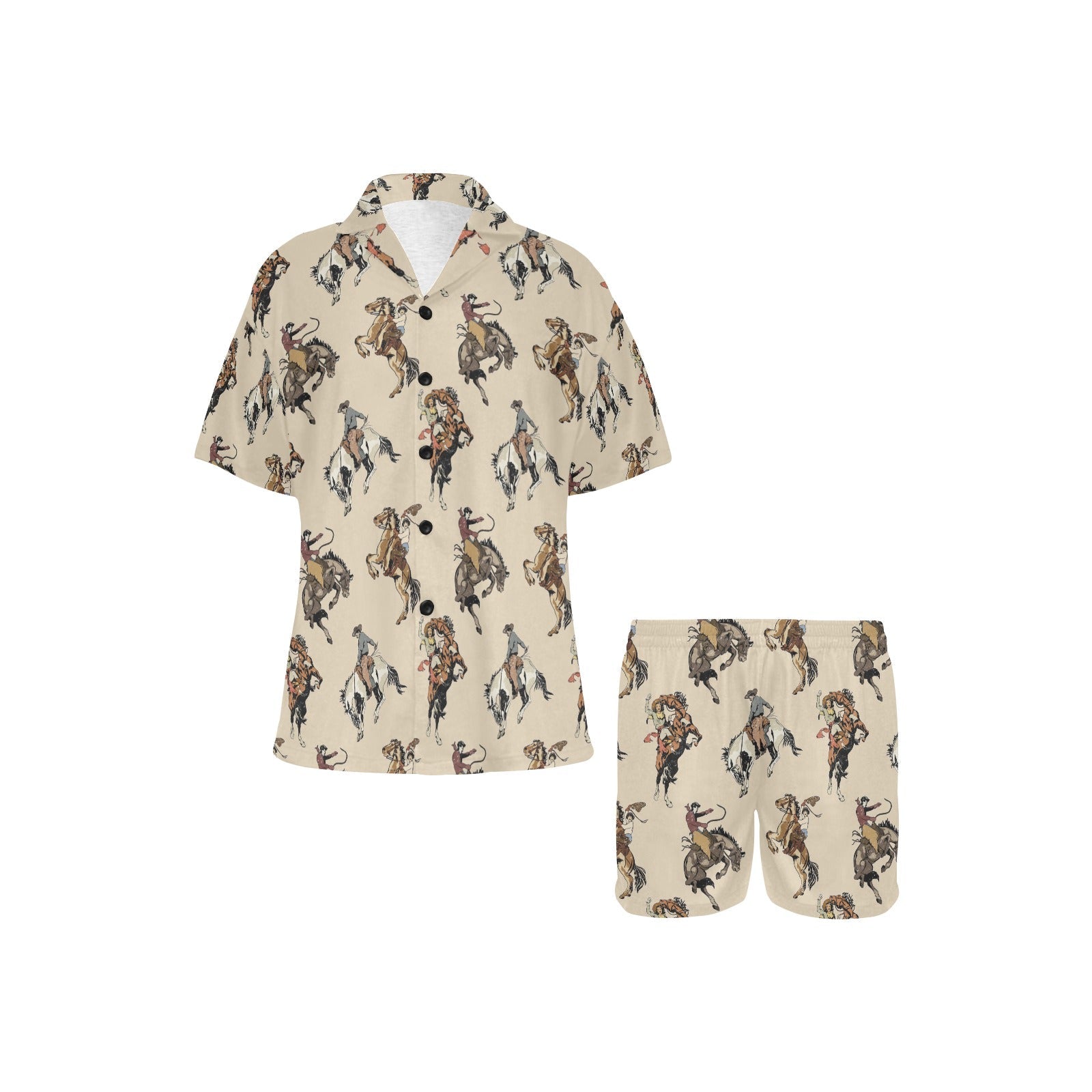Baha Ranch Vintage Cowgirl Women's Western Pajama Set