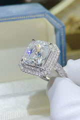 2 Carat Moissanite 925 Sterling Silver Ring - Trendsi - Flyclothing LLC