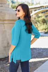 Basic Bae Full Size Round Neck Pocketed T-Shirt - ShopBasicbae - Flyclothing LLC