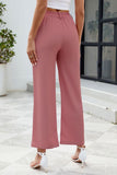 Pocketed High Waist Pants - Trendsi
