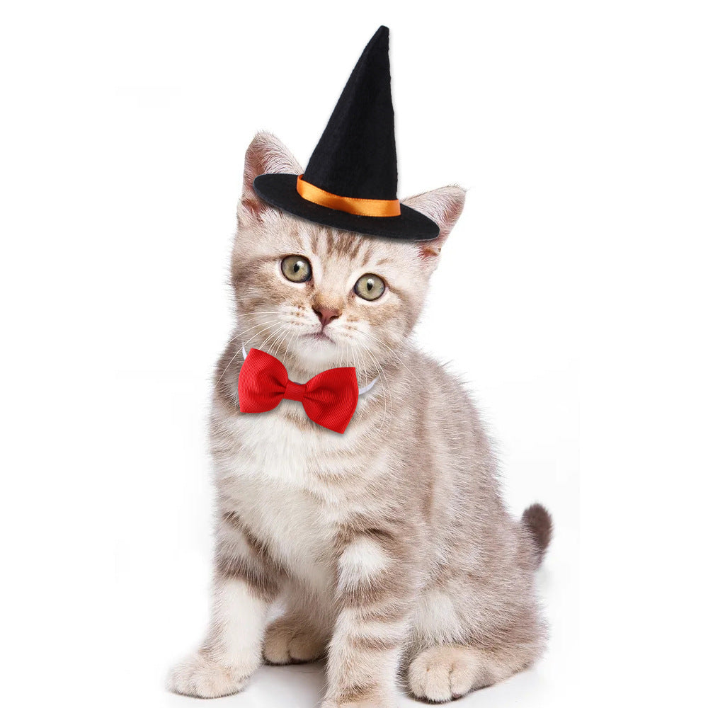 Halloween Pet Suit Wizard Hat Bow Tie - My Store - Flyclothing LLC