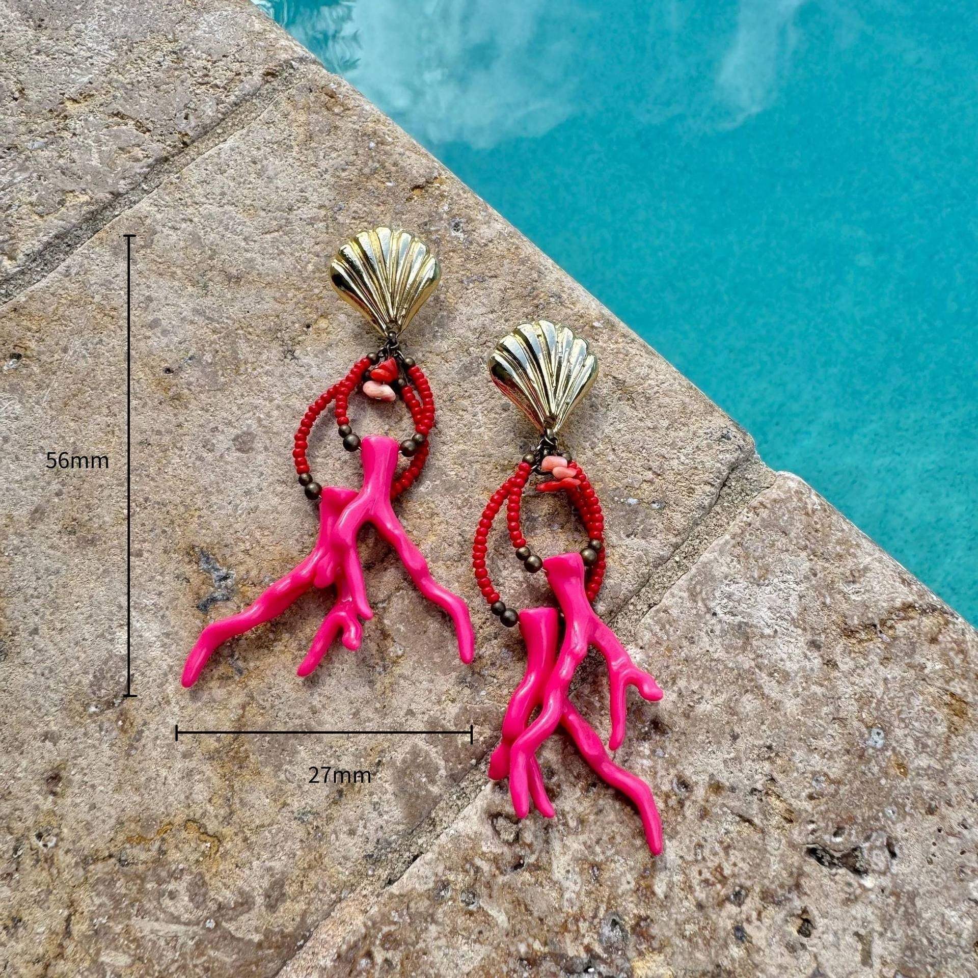 Ocean Coral Women Shell Earrings - My Store - Flyclothing LLC