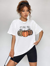 IT'S FALL Y'ALL Graphic T-Shirt - Trendsi - Flyclothing LLC
