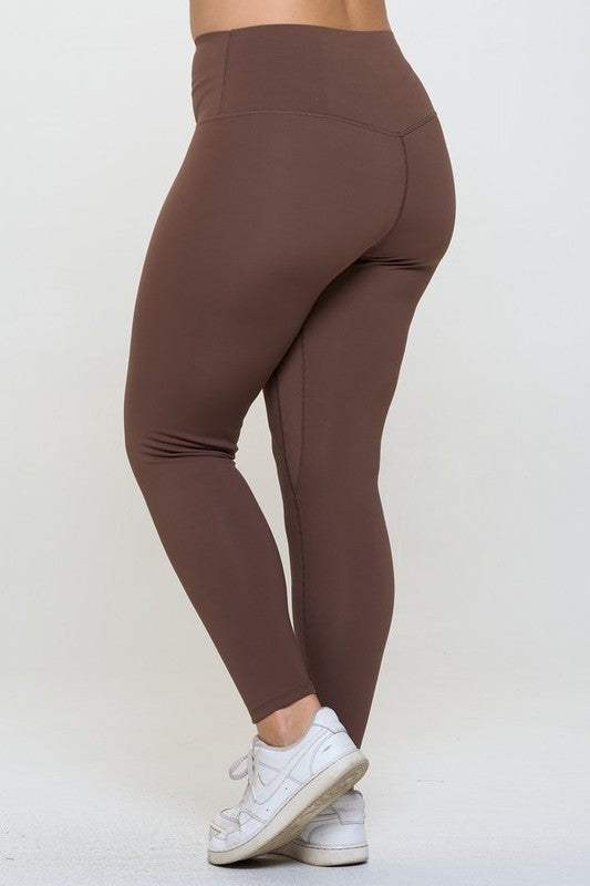 Yelete Full Size Fleece Lined High Waisted Leggings - Trendsi - Flyclothing LLC