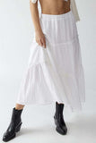 Frill Elastic Waist Skirt - Trendsi - Flyclothing LLC