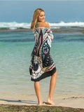 Printed Spaghetti Strap Cover Up - Trendsi - Flyclothing LLC