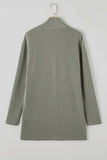 Textured Open Front Long Sleeve Cover Up - Trendsi - Flyclothing LLC
