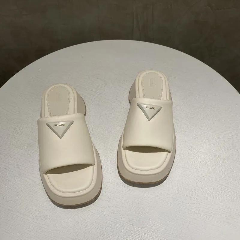 PU Leather Platform Sandals - Trendsi