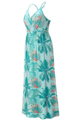 Crisscross Printed Surplice Cami Dress - Trendsi - Flyclothing LLC