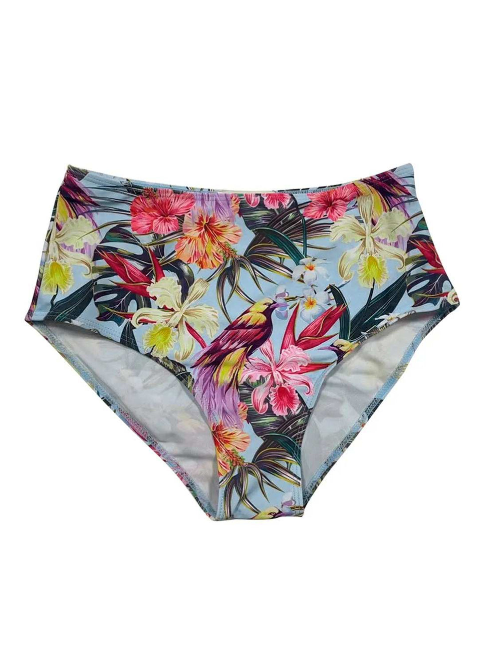 Printed Surplice Wide Strap Two-Piece Swim Set - Trendsi - Flyclothing LLC