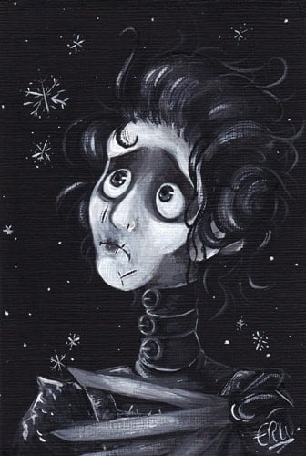 Black Market Art Company Edward Scissors Hands Print