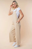 White Birch Sleeveless Wide Leg Jumpsuit - Trendsi