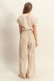 HYFVE Round Neck Short Sleeve Top and Pants Set - Trendsi