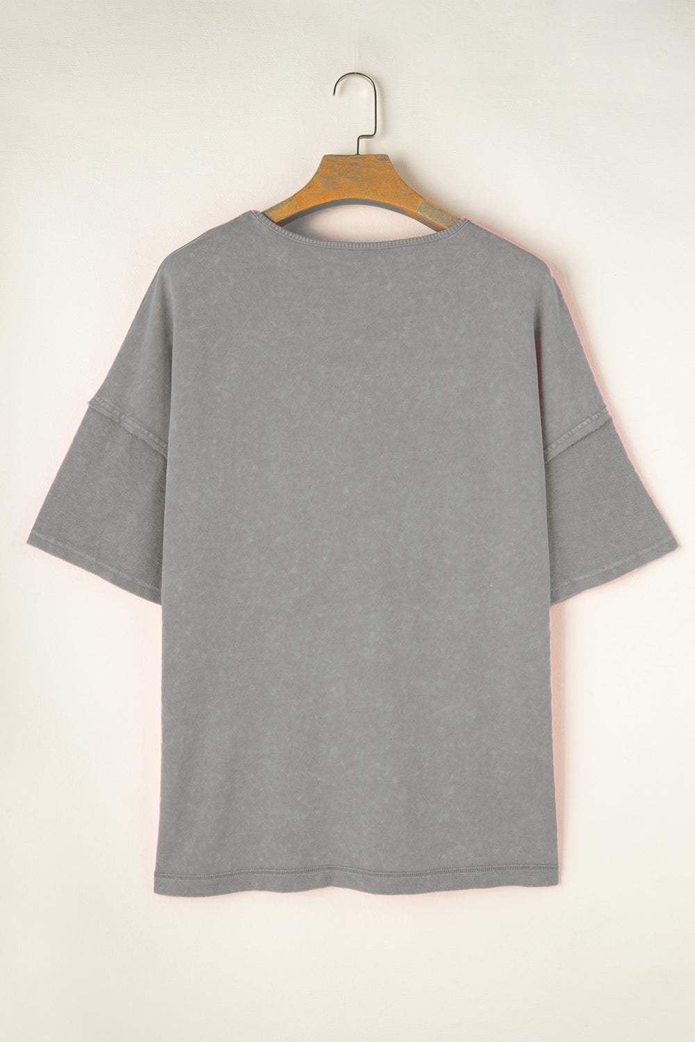 Plus Size Round Neck Half Sleeve T-Shirt - Trendsi - Flyclothing LLC