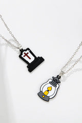 Two-Piece Halloween Theme Necklace Set - Trendsi - Flyclothing LLC