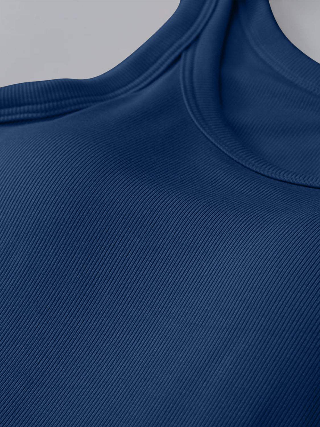 Round Neck Tank with Bra - Trendsi - Flyclothing LLC