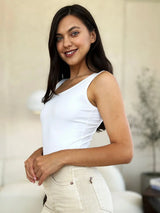 Basic Bae Full Size Square Neck Sleeveless Bodysuit - ShopBasicbae - Flyclothing LLC