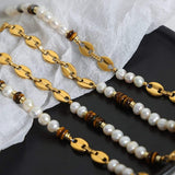 18K Gold-Plated Titanium Steel Bracelet - Trendsi - Flyclothing LLC