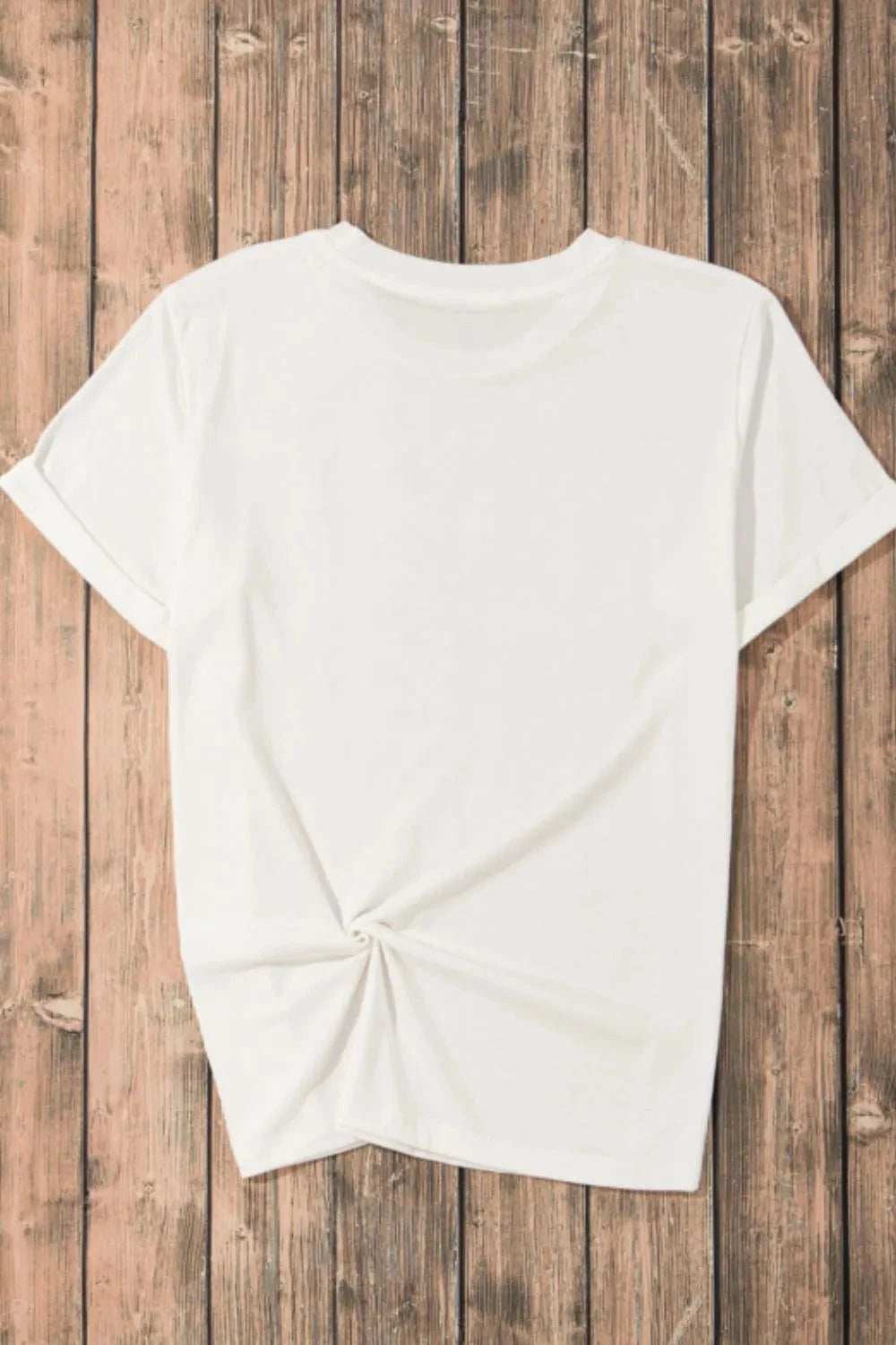 Sequin Strawberry Crew Neck Short Sleeve T Shirt - Trendsi - Flyclothing LLC