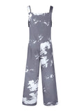 Pocketed Tie-Dye Wide Strap Overalls - Trendsi