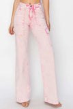 RISEN Full Size High Rise Wide Leg Cargo Pocket Jeans - Trendsi - Flyclothing LLC