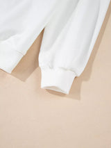 Halloween Pumpkin Patched Pattern Long Sleeve Sweatshirt - Trendsi - Flyclothing LLC
