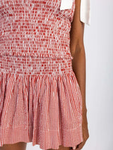 Smocked Tie Shoulder Cami and Shorts Set - Trendsi - Flyclothing LLC