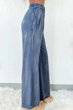 High Waist Wide Leg Jeans - Trendsi - Flyclothing LLC