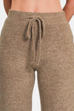 Zenana Drawstring Hacci Cropped Pants - Trendsi - Flyclothing LLC
