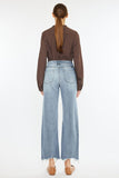Kancan High Rise Slim Wide Leg Jeans - Trendsi
