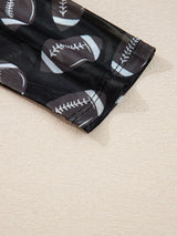 Game Day Mesh Sheer Long Sleeve Top - Trendsi - Flyclothing LLC